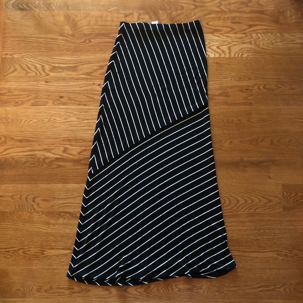 Striped Maxi Skirt